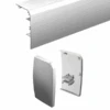 Bandeau Aluminium Anodisé à Clipser Sur Le Rail SAF 11108/11312 - Avec Embouts - Longueur 2 M