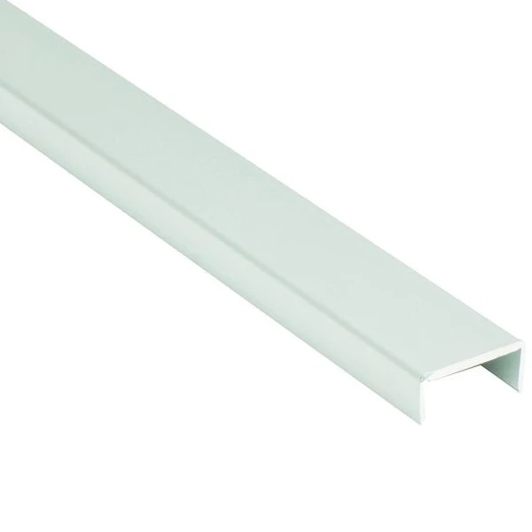 Profil U Rigide PVC Blanc - Pour Panneau 19 Mm - Longueur 2.75 M 2 Profil U Rigide PVC Blanc - Pour Panneau 19 Mm - Longueur 2.75 M – Image 2