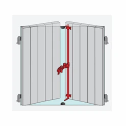 Tringle D’espagnolette Ronde Torbel En Inox 316 L Longueur 2500 Mm