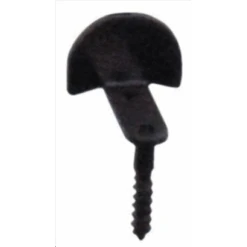 Dardenne Coudée à Visser Noire Laqué 68 Mm X 39 Mm Vis Torbel 0710574