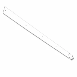 Contre-penture Feston Percée Torbel Blanche 39 X 3 Mm Longueur 660 Mm -Pas Cher Corner Métal Soldes Magasin 5b