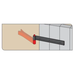 Gond à Sceller 2 Lames Pour Volet Diamètre 16 Mm Torbel 6139234 -Pas Cher Corner Métal Soldes Magasin 6139234 3