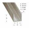 Profilé U En Acier Inoxydable 15 X 10 X 15 Mm Longueur 2 Mètres CQFD 2022-5610