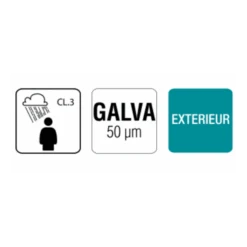 Support De Faîtage RB Acier Galvanisé Largeur 40 Mm Longueur 250 Mm 6 Support De Faîtage RB Acier Galvanisé Largeur 40 Mm Longueur 250 Mm -Pas Cher Corner Métal Soldes Magasin 7 1
