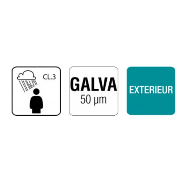 Support De Faîtage RB Acier Galvanisé Largeur 40 Mm Longueur 250 Mm 3 Support De Faîtage RB Acier Galvanisé Largeur 40 Mm Longueur 250 Mm – Image 3