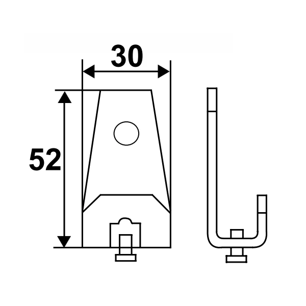 Butée De Tourniquet Marseillais Torbel Type C En Acier Noir Cataphorèse 1 Butée De Tourniquet Marseillais Torbel Type C En Acier Noir Cataphorèse