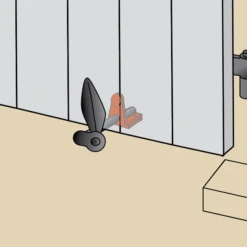 Butée Pour Tourniquet Marseillais De Ø 10 Mm Torbel En Inox 316L -Pas Cher Corner Métal Soldes Magasin butee2 1