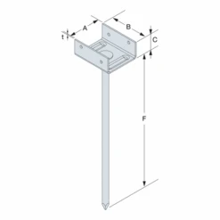 Support De Faîtage RB Acier Galvanisé Largeur 40 Mm Longueur 250 Mm 7 Support De Faîtage RB Acier Galvanisé Largeur 40 Mm Longueur 250 Mm -Pas Cher Corner Métal Soldes Magasin c rb prodill ill prod rb eu fr cy png 1