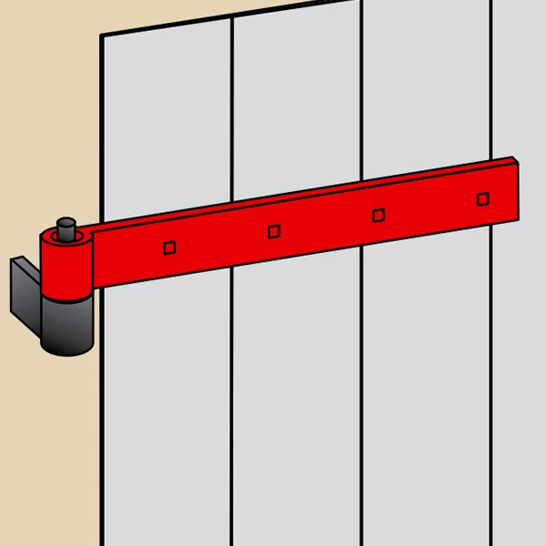 Penture Droite Torbel NF Acier Noir 35 X 5 Mm Gond 14 Mm Longueur 400 Mm 2 Penture Droite Torbel NF Acier Noir 35 X 5 Mm Gond 14 Mm Longueur 400 Mm – Image 2