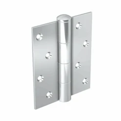 Charnière à Visser 120 X 100 Mm Acier Zingué Axe Ø 14 Mm Fixation Chant