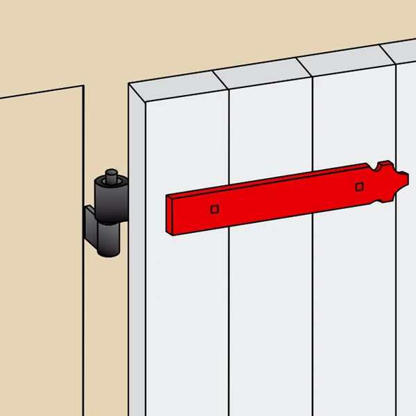 Contre-penture Feston Percée Torbel Blanche 39 X 3 Mm Longueur 515 Mm 3 Contre-penture Feston Percée Torbel Blanche 39 X 3 Mm Longueur 515 Mm – Image 3