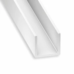Profilé En U Pour Décoration Et Agencement PVC Blanc