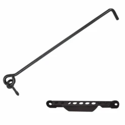 Crochet à Visser Avec Crémaillère Torbel Noir Longueur 500 Mm -Pas Cher Corner Métal Soldes Magasin cro3 1