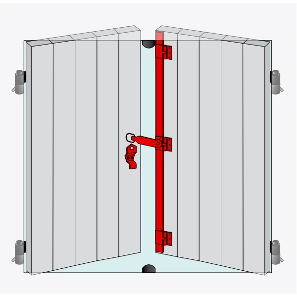 Tringle D'espagnolette Plate Torbel Inox 316L 2000 Mm Poignée à 500 Mm 3 Tringle D'espagnolette Plate Torbel Inox 316L 2000 Mm Poignée à 500 Mm – Image 3