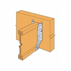 Étrier IUSE à Brides Latérales Acier Galvanisé 249 X 100 Mm -Pas Cher Corner Métal Soldes Magasin etrier iuse 2