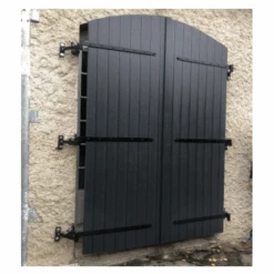 Corps Gond Déporté Isolation Extérieure 60-160 Mm Ø14mm Acier Noir -Pas Cher Corner Métal Soldes Magasin gond volet battant exterieu