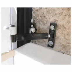 Corps Gond Déporté Isolation Extérieure 60-160 Mm Ø14mm Acier Noir -Pas Cher Corner Métal Soldes Magasin gond volet isolation exteri