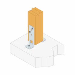 Pied De Poteau De Jardin Réglable En Largeur - PPG60/25 - Acier Galvanisé 4 Pied De Poteau De Jardin Réglable En Largeur - PPG60/25 - Acier Galvanisé -Pas Cher Corner Métal Soldes Magasin hd c ppg instill ill instdtl ssh eu fr c0 jpg