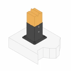 Pied De Poteau Carré De Jardin - PPJBT90PB Pour Poteau 90x90 Mm - Acier S235JR Finition Noire 5 Pied De Poteau Carré De Jardin - PPJBT90PB Pour Poteau 90x90 Mm - Acier S235JR Finition Noire -Pas Cher Corner Métal Soldes Magasin hd c ppjbtpb instill ill instdtl ssh eu fr c0 jpg