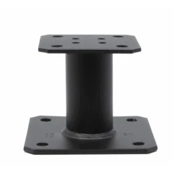 Pied De Poteau Fixe PPA100PB - Finition Noire - Hauteur 100 Mm -Pas Cher Corner Métal Soldes Magasin hd f ppa100pb prodpho pho prod products eu cn step01 jpg