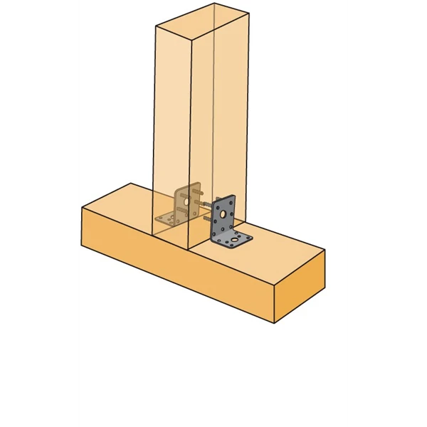 Équerre Renforcée EB/7048 48x90x48 Mm épaisseur 3 Mm Simpson Strong-Tie 3 Équerre Renforcée EB/7048 48x90x48 Mm épaisseur 3 Mm Simpson Strong-Tie – Image 3