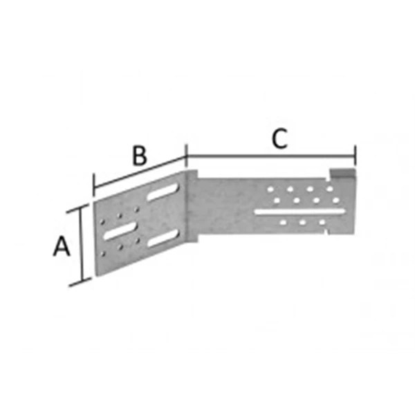 Équerre Angle De Mur Sortant ITE Simpson AB45C Simpson Strong-Tie 1 Équerre Angle De Mur Sortant ITE Simpson AB45C Simpson Strong-Tie