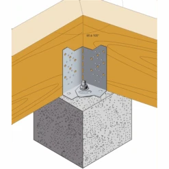 Équerre Réglable Pour Dalle Bois ABF230 Simpson Strong-Tie -Pas Cher Corner Métal Soldes Magasin imageproduct354700 3
