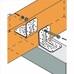 Équerre Renforcée En Acier Galvanisé Simpson Strong-Tie ACRL10520 -Pas Cher Corner Métal Soldes Magasin imageproduct354717 1