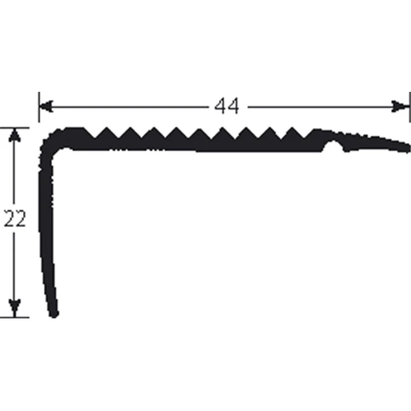 Nez De Marches Percé Dessus Striés Finition Alu Dimensions 44x21mm Longueur 3m Romus 15303 1 Nez De Marches Percé Dessus Striés Finition Alu Dimensions 44x21mm Longueur 3m Romus 15303