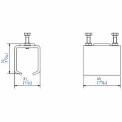 Manchon De Raccordement Mantion 2521M Pour Rail 2525F -Pas Cher Corner Métal Soldes Magasin manchon 1