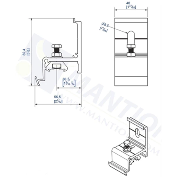 Equerre De Fixation Réglable Avec Fixation Inox : Mantion 11113 1 Equerre De Fixation Réglable Avec Fixation Inox : Mantion 11113