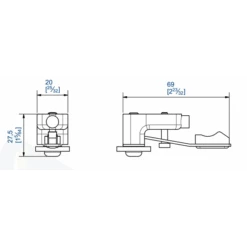 Butée à Pince Avec Vis Inox : Mantion 11213XA2 3660720046541