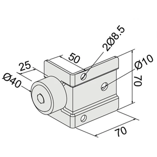 Butoir à Visser Avec Amortisseur Caoutchouc : Mantion 2091 1 Butoir à Visser Avec Amortisseur Caoutchouc : Mantion 2091