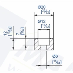 Butée Amortisseur Diamètre 20 Mm : Mantion 4023 3660720012058