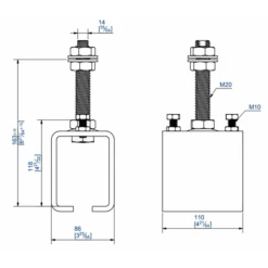 Manchon Support Tige Longue Mantion 8578ML 3660720013901