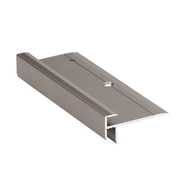 Nez De Marche Percé à Double Arrêt De 5 Mm En Alu Titane 1 Nez De Marche Percé à Double Arrêt De 5 Mm En Alu Titane