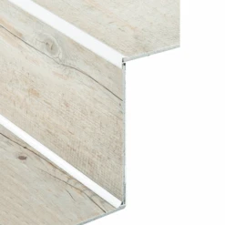 Nez De Marche Percé à Double Arrêt De 5 Mm En Alu Incolore -Pas Cher Corner Métal Soldes Magasin nez marche romus 2