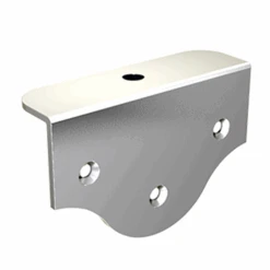 Platine équerre Pour Fixation Sur Plat Trou Taraudé M10 Mantion 0037