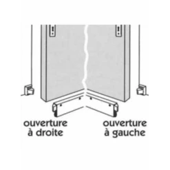Plinthe Klomatic Prestige Blanc 0.93 M : Ets Jean Jourjon 045543 -Pas Cher Corner Métal Soldes Magasin p147848 pic1
