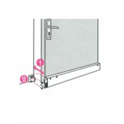 Plinthe Klomatic Prestige Blanc 0.93 M : Ets Jean Jourjon 045543 -Pas Cher Corner Métal Soldes Magasin p147848 pic3 1