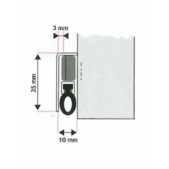JOURJON JEAN ETS Plinthe Klomatic Prestige Faux Bois 0.93 M : Ets Jean Jourjon 045533 -Pas Cher Corner Métal Soldes Magasin p147848 pic3