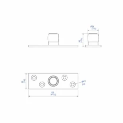 Guide Du Bas 1101 Mantion à Olive Laiton Diamètre 24 Mm