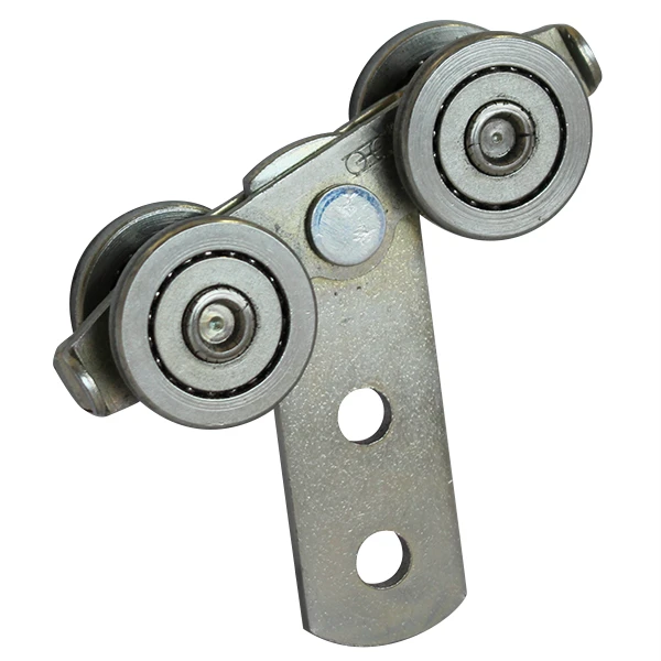 Chariot à 4 Galets Auto-orientables Galets En Acier Pour Rail 35x30 2732 - Lot De 2 1 Chariot à 4 Galets Auto-orientables Galets En Acier Pour Rail 35x30 2732 - Lot De 2