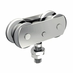 Monture Pivotante Galets Delrin Vis M12 Force 75kg Mantion 0653D - Lot De 2