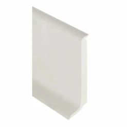 Plinthe PVC Romusflex Semi-rigides Blanc Neige 100mmx3m Linéaire -Pas Cher Corner Métal Soldes Magasin p207223