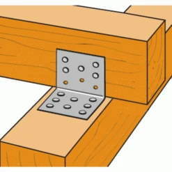 Équerre Simple ES11/40 40x80x80 Mm Simpson Strong-Tie -Pas Cher Corner Métal Soldes Magasin p209098 pic