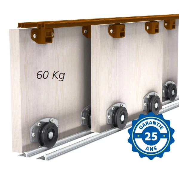 Ensemble Porte Coulissante De Placard Mantion Pico 60 - 3 Mètres 1 Ensemble Porte Coulissante De Placard Mantion Pico 60 - 3 Mètres