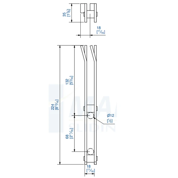 Patte De Réglage à Sceller Mantion 5045 Pour Support 5041 De Rail Sportub 5040 - Porte Jusqu'à 150 Kg 1 Patte De Réglage à Sceller Mantion 5045 Pour Support 5041 De Rail Sportub 5040 - Porte Jusqu'à 150 Kg