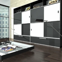 Garniture Pour Porte De Placard Mantion PICO26T - Sans Rail -Pas Cher Corner Métal Soldes Magasin pico26