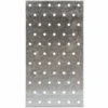 Plaque Perforée En Acier Galvanisé NP - 60 X 160 X 2 Mm
